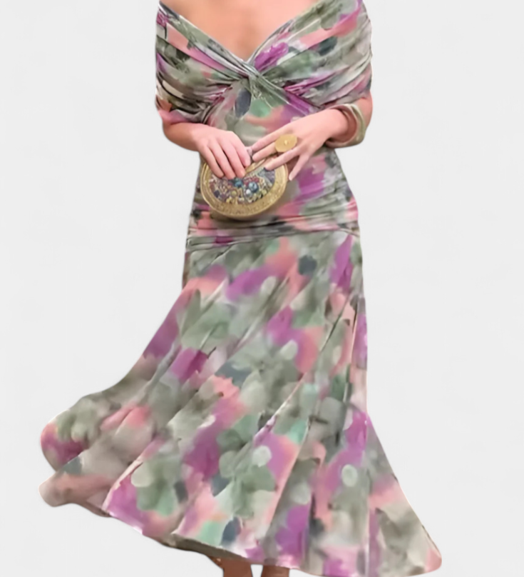 Luana - Vestido Chic con Escote en V