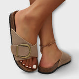 Margarida - Sandalias de corcho para mujer con diseño elegante de hebilla