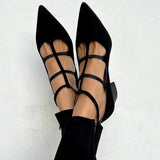 Giada - Tacones Puntiagudos con Tiras Cruzadas