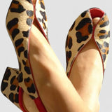 Louison - Sandalias de estampado de leopardo