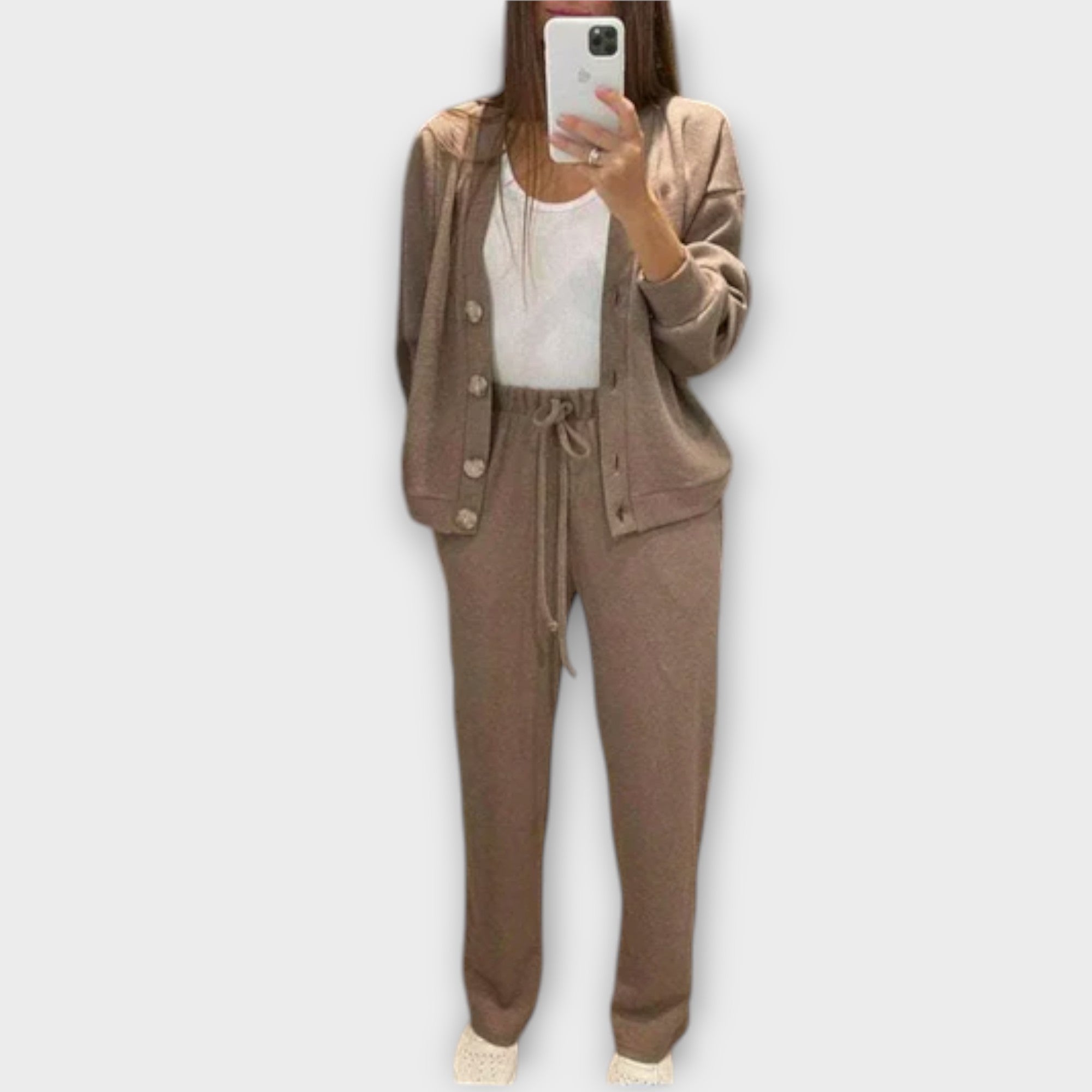 Chantal - Conjunto de chaqueta y pantalones a juego