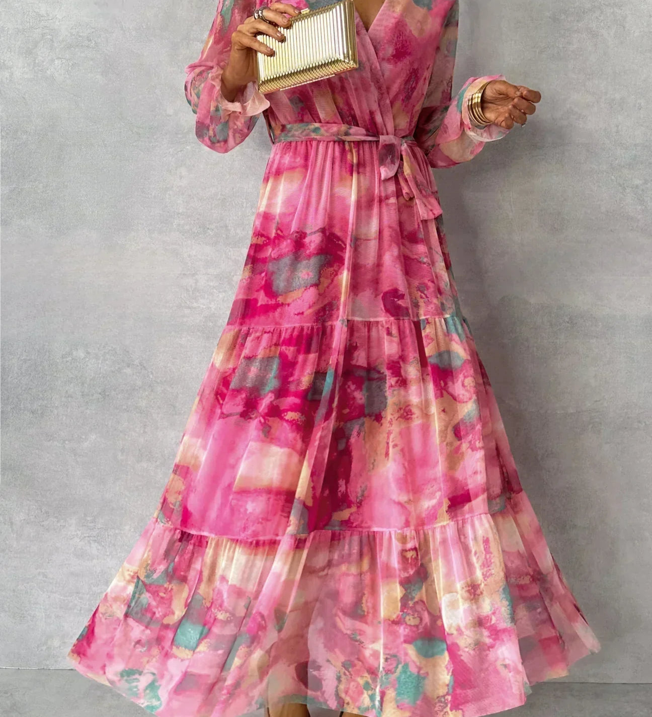 Luísa - Vestido Floral Envolvente