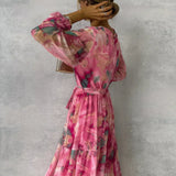 Luísa - Vestido Floral Envolvente