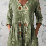 Elise | Blusa Larga con Escote en Forma de V