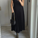 La Scintilla | Vestido Sin Mangas con Pliegues