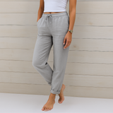 Sara - Pantalones de Lino Premium con Elasticidad