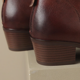 Camila - Botines Elegantes con Tacón Bajo