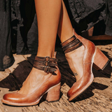 Ginevra - Tacones Altos con Múltiples Tiras y Suela Gruesa