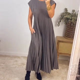 La Scintilla | Vestido Sin Mangas con Pliegues