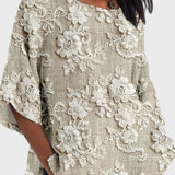 Blusa de Flores Silvestres Elegante
