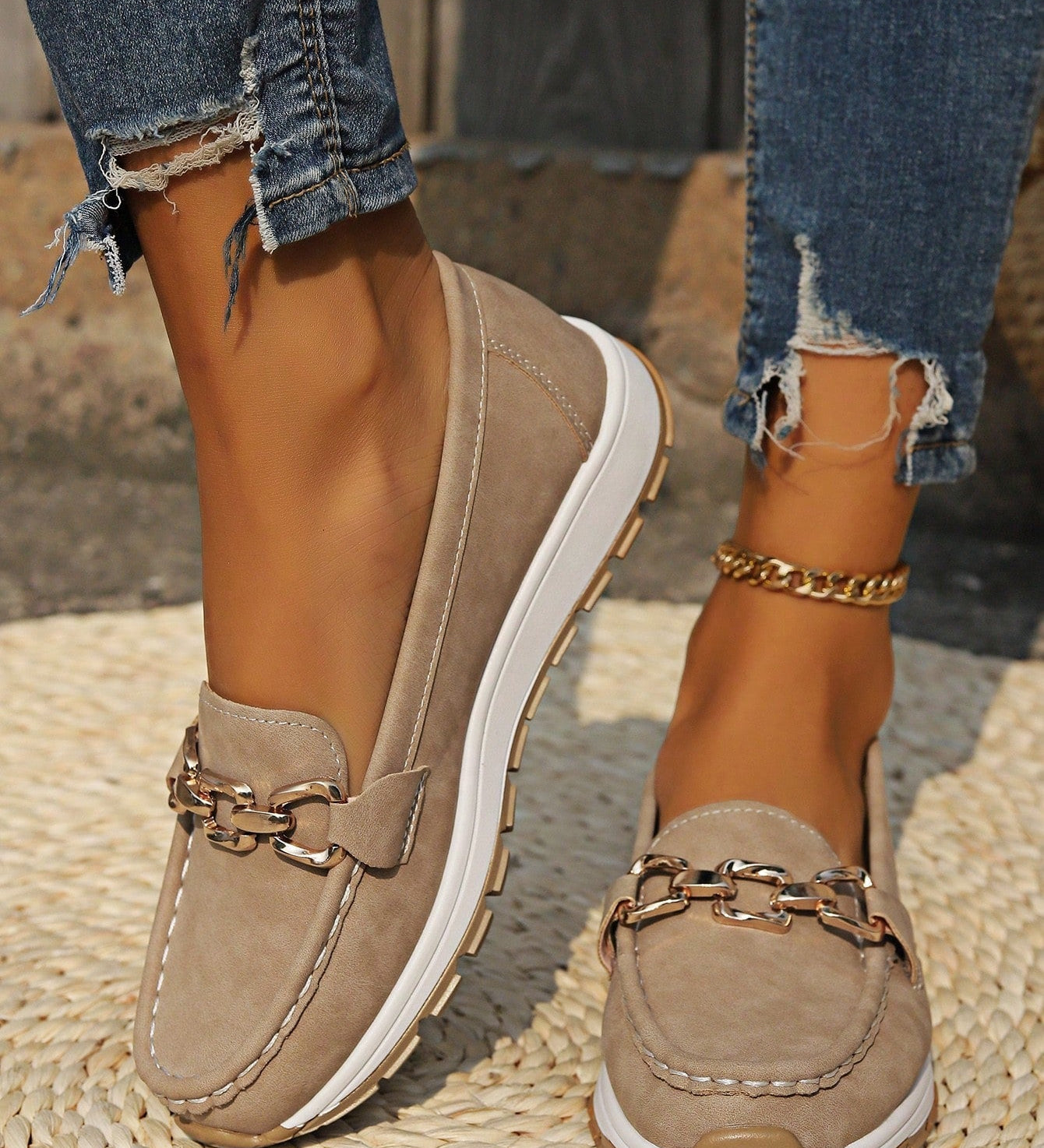 Eli - Zapatos Planos con Detalle de Hebilla