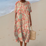 Estrella - Vestido Retro con Estampado Floral