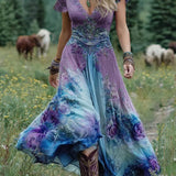 Serena - Vestido Corto Floral Maxi