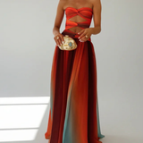 La Scintilla | Élégante Robe Maxi en Lilas
