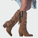 Botas de cuero confortables