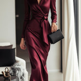 La Scintilla | Vestido de Satén Elegante