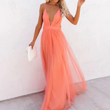La Scintilla | Maxi Dress in Coral Light