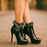 Magda - Botas Cálidas con Tacón