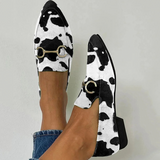 Diana - Mocasín con Hebilla Estampada
