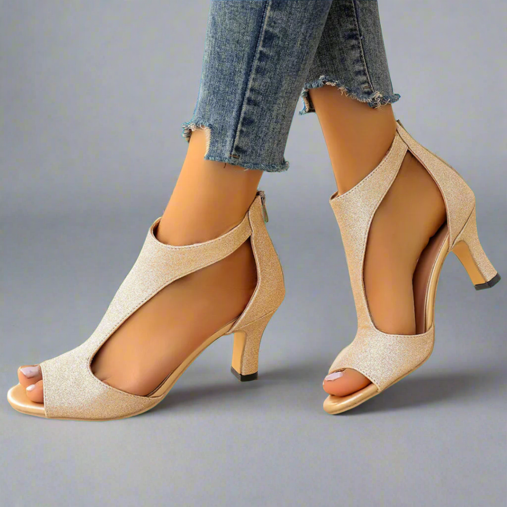 Heidrun - Sandalias chic y confortables con tacón