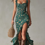 La Scintilla | Vestido Elegante con Escote Bohemio Giada
