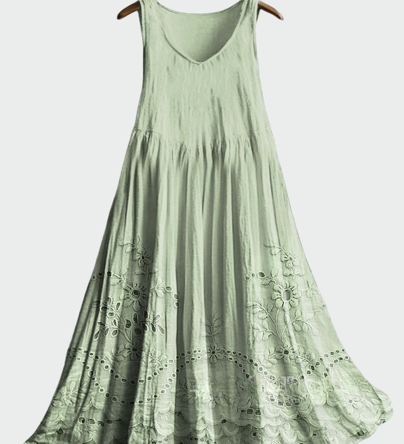 Vestido de Encaje Inglés