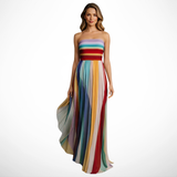 La Scintilla | Vestido Maxi de Colores Brillantes