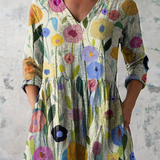 Louise | Blusa Larga con Escote en Forma de V