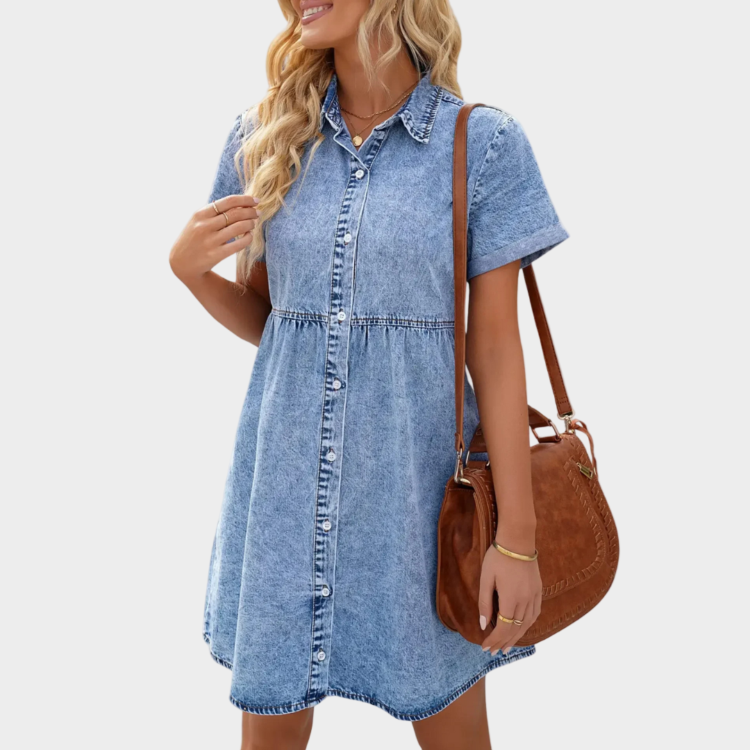 Pilar - Vestido Casual de Jeans
