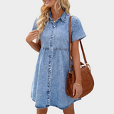 Pilar - Vestido Casual de Jeans