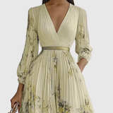 Rowella | Elegante Vestido Maxi con Pliegues