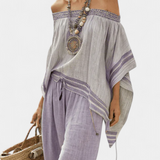 Natália - Conjunto Boho Bardot