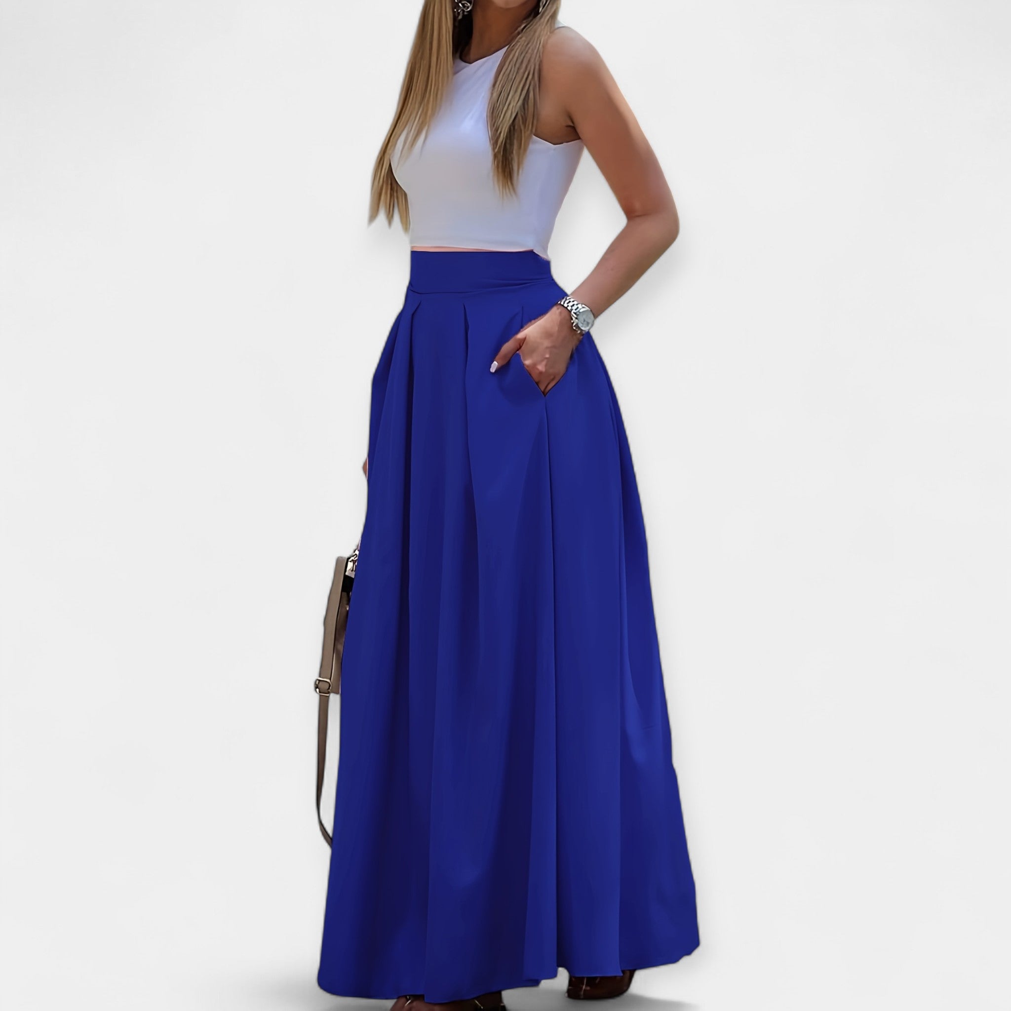Elegante Falda Midi