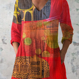 Lucie | Blusa Larga con Escote en Forma de V