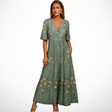 La Scintilla | Vestido Largo de Elegancia Botánica
