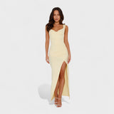 Sarela - Vestido Largo con Espalda al Descubierto