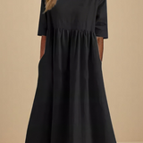 Minea - Vestido de Algodón Fresco y Transpirable
