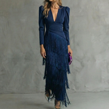 La Scintilla | Vestido Elegante Élise con Flecos