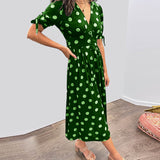 Mónica - Vestido Chic con Estampado de Lunares
