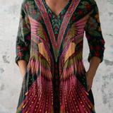 "Manon | Blusa Larga con Escote en V" can be rewritten as "Manon | Blusa Larga de Escote en V".