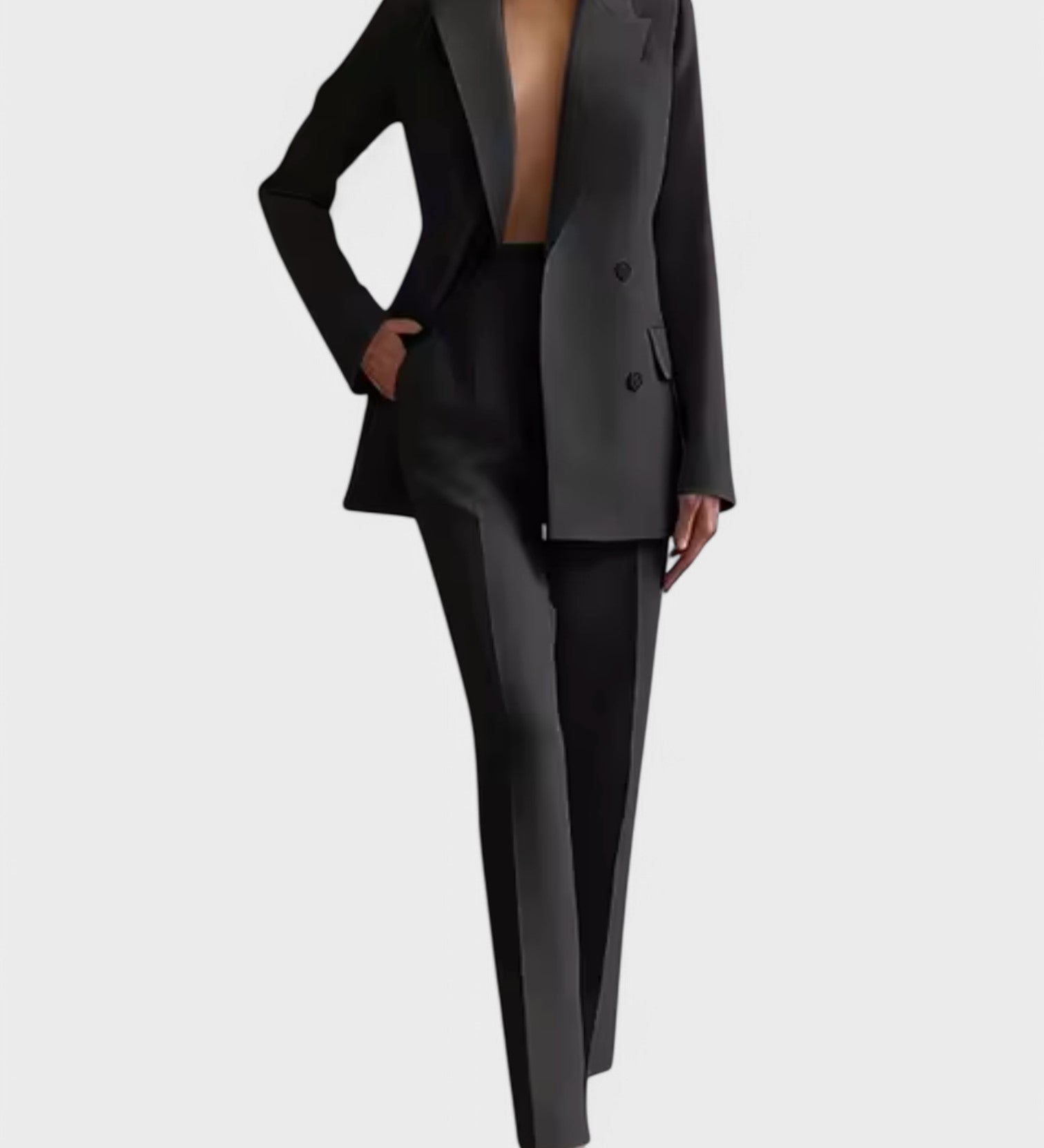 Olívia - Conjunto de Blazer y Pantalones Elegantes
