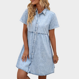 Pilar - Vestido Casual de Jeans