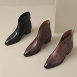 Camila - Botines Elegantes con Tacón Bajo