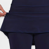 Shorts de Cintura Alta con Falda