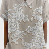 Lily - Blusa con Cuello Elegante