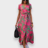 Amélia - Vestido Midi con Estampado Floral