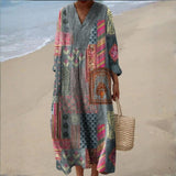 Zara - Vestido Bohemio de Patchwork