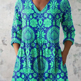 Ines | Blusa Larga con Escote en Forma de V