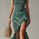 La Scintilla | Vestido Elegante con Escote Bohemio Giada