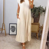 La Scintilla | Vestido Sin Mangas con Pliegues